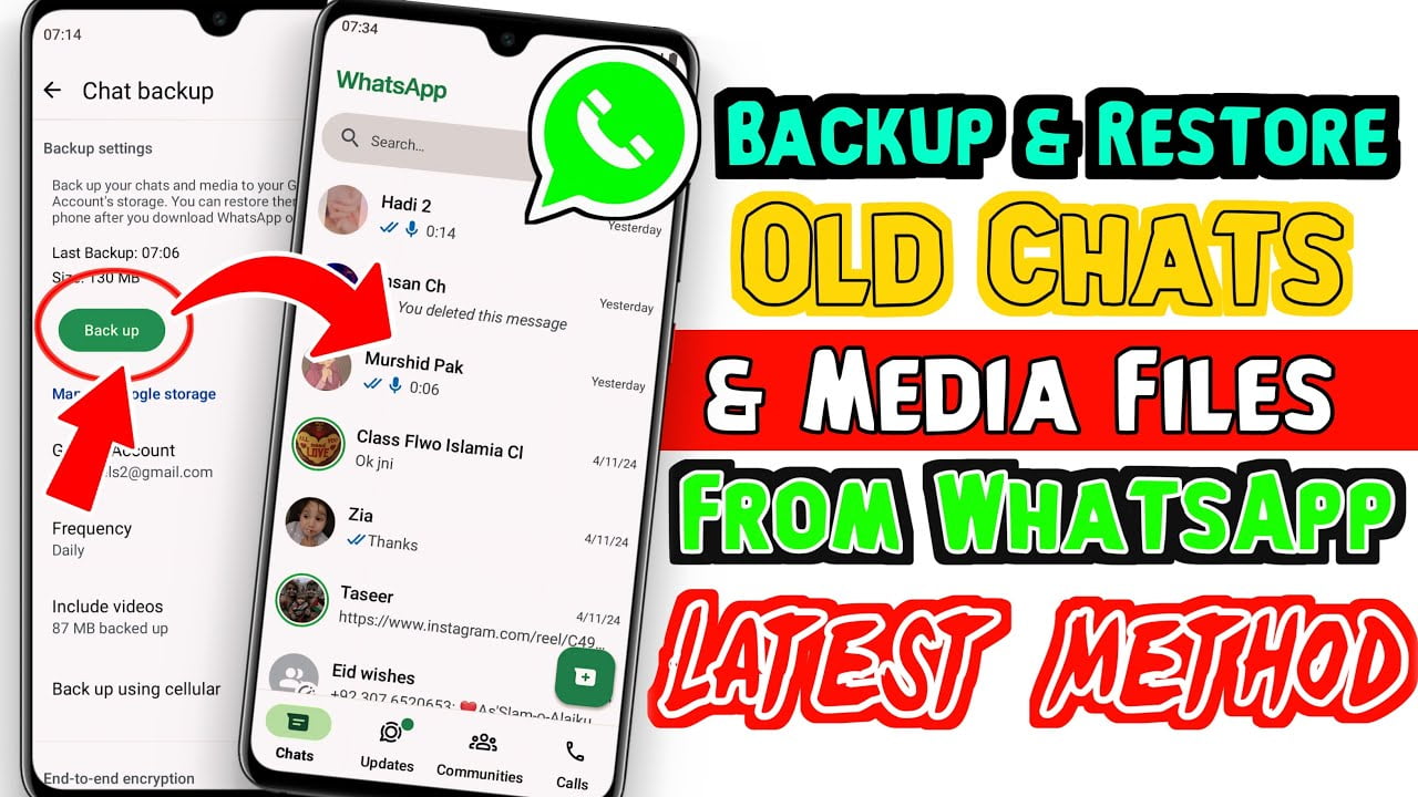 How to Backup and Restore WhatsApp Chat History in 2024: