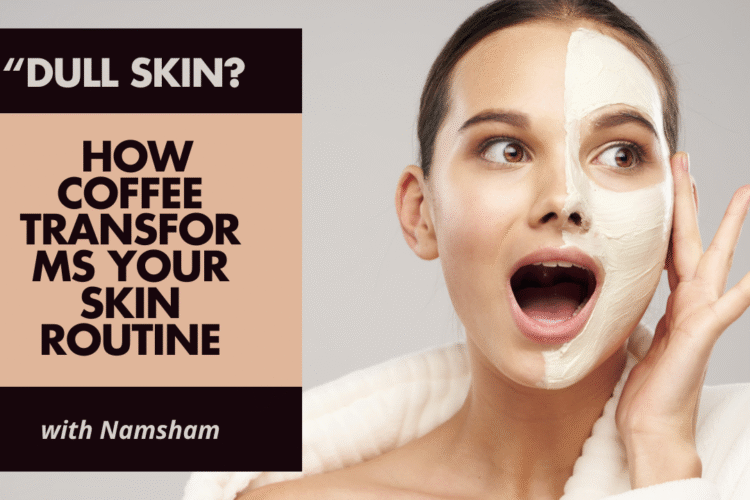 Before and after results of using coffee mask for skin care