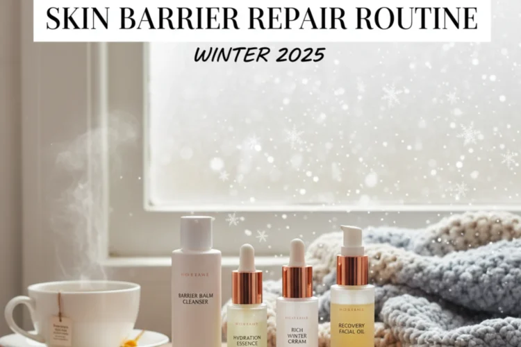 Skin barrier repair routine for winter 2025 with ceramides and hydration tips for USA winter skin