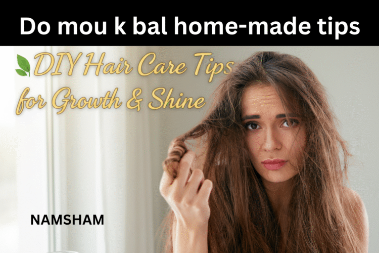 home remedies for do mou k bal using coconut oil, aloe vera, egg mask, and natural treatments for split ends