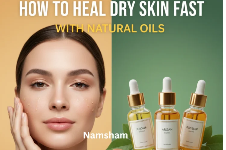 applying almond oil for smooth skin care at home