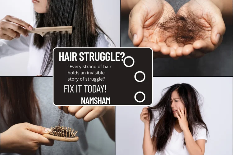 Winter hair fall solution with oils, hair masks, warm oil massage, and dry scalp treatment for strong and healthy hair